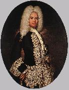 GHISLANDI, Vittore Portrait of a Gentleman sdg Sweden oil painting artist